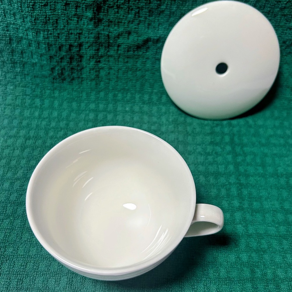 Tea Forte Café Cup 8oz White Porcelain Teacup - Picture 4 of 4